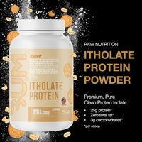 Thumbnail for Image 2 of RAW Whey Isolate Protein Powder, Vanilla Oatmeal Cookie - 25 Servings