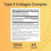 Thumbnail for Image 7 of Jarrow Formulas Type II Collagen Complex 1000 mg Supplements, 60 Capsules, 30 Day Supply