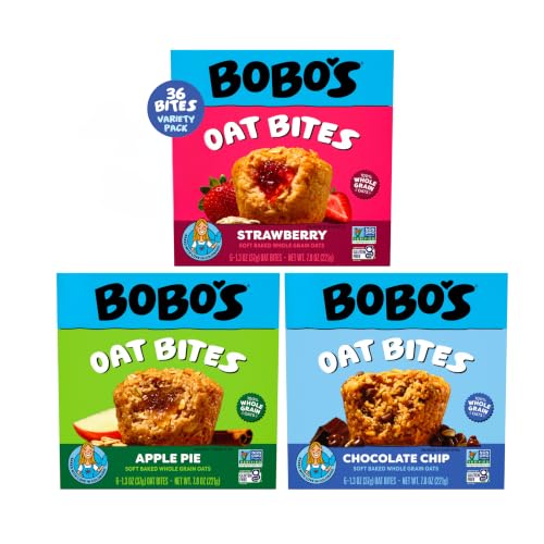 Image 2 of 36 count for the product Bobo's Oatmeal Bites Variety Pack (30 ct)