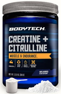 Thumbnail for Image 1 of Default Title for the product BodyTech Creatine Monohydrate + Citrulline Powder, Unflavored, 30 Servings