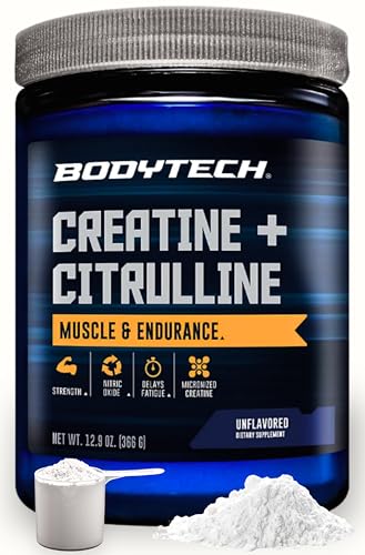Image 1 of Default Title for the product BodyTech Creatine Monohydrate + Citrulline Powder, Unflavored, 30 Servings