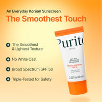 Thumbnail for Image 4 of PURITO Korean Sunscreen SPF 50 for Sensitive Skin, 2.02 fl.oz