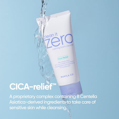 Image 4 of BANILA CO Clean It Zero Calming Foam Cleanser - CICA Foam (5.07 fl oz)