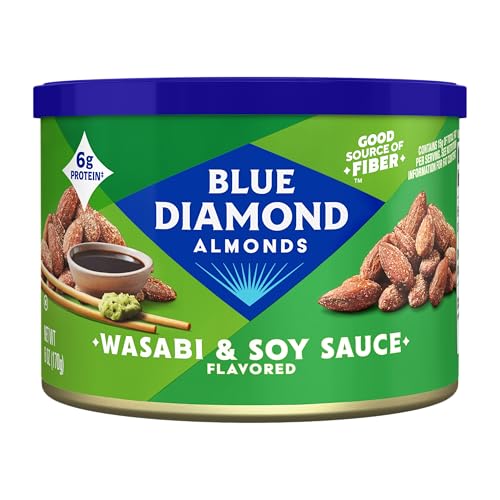Image 1 of Default Title for the product Blue Diamond Almonds Bold Wasabi & Soy Sauce 6 Oz