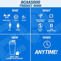 Thumbnail for Image 7 of Evlution EVL BCAAs Amino Acids Powder - 5g Branched Chain Amino Acids Supplement for Men - Unflavored Powder