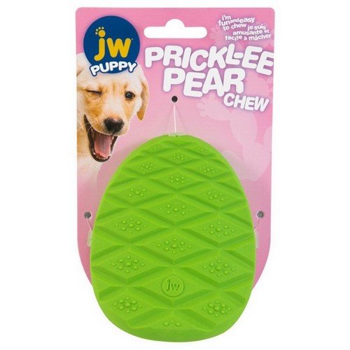 JW Pet Prickl-ee Pear Puppy Teether Chew Toy 1 Each / Puppy by JW Pet