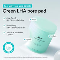 Thumbnail for Image 2 of Abib Green LHA Pore Pad Clear Touch Toner Pads 230mL 70 Pads