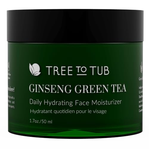 Image 2 of Tree To Tub Ginseng Green Tea Face Moisturizer, Sensitive, Dry Skin, 1.7 Oz