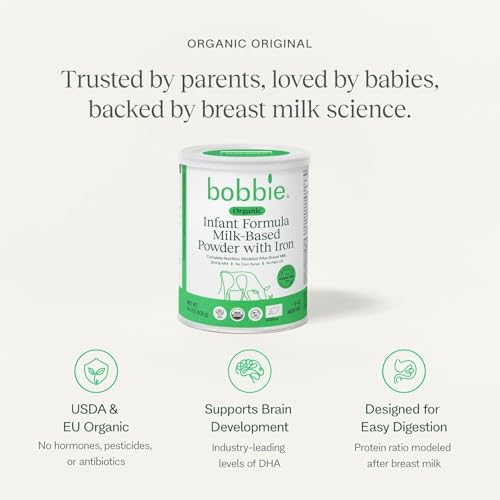 Image 2 of Bobbie Organic Combo Feeding Kit, Baby Formula & Vitamin D Drops 400 IU