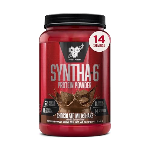 Image 3 of Chocolate Milkshake / 1.45 Pound (Pack of 1) for the product BSN SYNTHA-6 Premium Protein Powder
