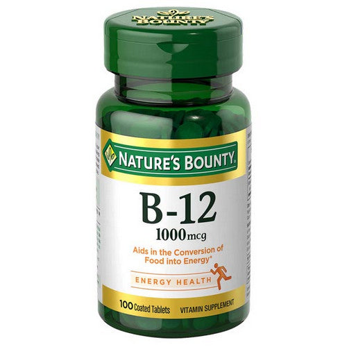 Nature's Bounty Vitamin B-12 1000 mcg 100 tabs