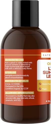 Image 3 of Kate Naturals Sunflower Lecithin Liquid for Cooking and Baking (4oz)