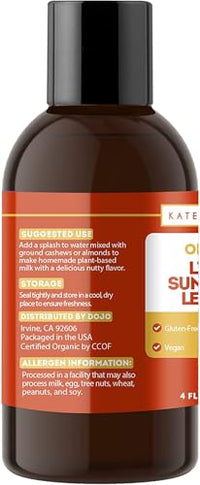 Thumbnail for Image 3 of Kate Naturals Sunflower Lecithin Liquid for Cooking and Baking (4oz)