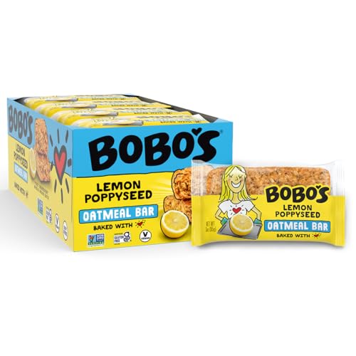 Image 3 of Bobo's Soft Baked Oatmeal Bars Lemon Poppyseed (12 ct)