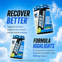 Thumbnail for Image 4 of BPI Sports Best Glutamine Supplement – Lime Sherbet Flavor, 50 Servings