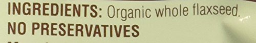 Spectrum Naturals Organic Whole Premium Flax Seeds Bag, 15 Ounce
