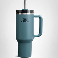 Thumbnail for STANLEY Quencher H2.0 Tumbler with Handle and Straw 40 oz | Flowstate 3-Position Lid | Cup Holder Compatible for Travel | Insulated Stainless Steel Cup | BPA-Free | Blue Spruce