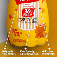 Thumbnail for Image 3 of Premier Protein LIMITED EDITION 30g Shake, Salted Caramel Popcorn, 12 Pack