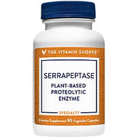 Thumbnail for The Vitamin Shoppe Serrapeptase 344MG, PlantBased Proteolytic Enzyme, Supports a Healthy Inflammation Response Following Intense Physical Activity (90 Veggie Capsules)