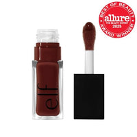 Thumbnail for e.l.f. Glow Reviver Lip Oil, Nourishing Tinted Lip Oil For A High-shine Finish, Infused With Jojoba Oil, Vegan & Cruelty-free, Hot As Fudge