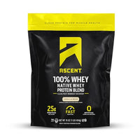 Thumbnail for Image 1 of Default Title for the product Ascent 100% Whey Protein Powder, Vanilla, 1 lb