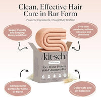 Thumbnail for Image 4 of Kitsch Rice Water Shampoo Bar Soap for Hair Growth – 3.5 oz