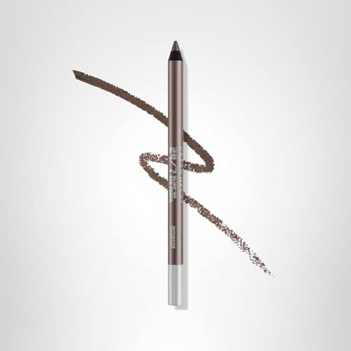 URBAN DECAY 24/7 Glide-On Waterproof Eyeliner Pencil - Smudge-Proof, Long-Lasting, Transfer-Proof, Up to 16HR Wear, Smooth No-Tug Formula, Mushroom (Earth Brown Shimmer) - 0.04 oz