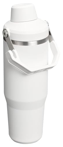 Stanley IceFlow 2.0 Fast Flow Tumbler with Handle 30 oz | Twist On Angled Spout Lid | Leakproof Water Bottle | Insulated Stainless Steel | BPA-Free | Frost