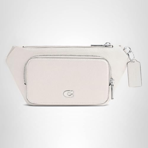 COACH Belt Bag in Cross Grain Leather Chalk One Size