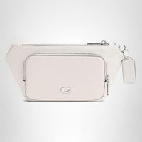 Thumbnail for COACH Belt Bag in Cross Grain Leather Chalk One Size