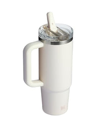 Thumbnail for Stanley Quencher ProTour Flip Straw Tumbler with Leakproof Lid 30 oz | Built-In Straw & Handle | Cupholder Compatible for Travel | Insulated Stainless Steel Cup | BPA-Free | Cream