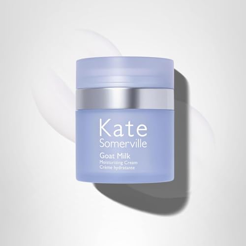 Kate Somerville Goat Milk Moisturizing Cream - Deeply Hydrating Daily Face Moisturizer for Dry, Tight, and Sensitive Skin, 1.7 Fl Oz