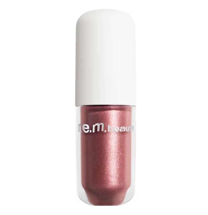 r.e.m. beauty Midnight Shadows Lustrous Liquid Eyeshadow - Experiment (metallic cool rose) + Complimentary Pomegranate Sheet Masque