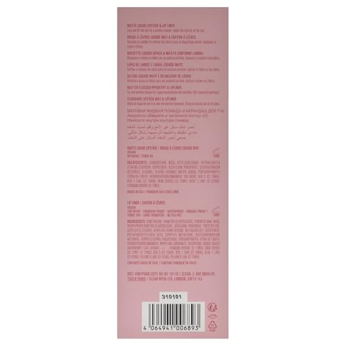 Matte Lip Kit - 102 Extraordinary by Kylie Cosmetics for Women - 2 Pc 0.10 oz Matte Liquid Lipstick, 0.03 oz Lip Liner