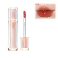 Thumbnail for Ice Watery Lip Gloss, Mirror Tea Jelly Light Lip Glaze, Moisturizing Nonstick Liquid Lipstick (#B10 Persimmon)