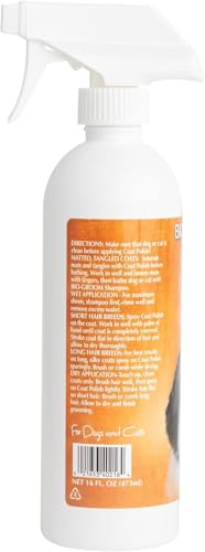 Thumbnail for Bio-Groom Coat Polish Dog Spray – Scented Dog Bathing Supplies, Puppy Wash, Cat & Dog Grooming Supplies for Sensitive Skin, Cruelty-Free, Made in USA, Tearless Dog Products – 16 fl oz 1-Pack