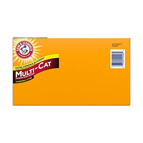 Arm & Hammer Multi-Cat Superior Odor Control with Clean Burst Clumping Cat Litter, 40lb