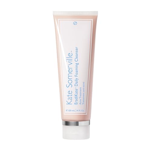 EradiKate 3% Sulfur Daily Foaming Cleanser Acne Treatment – Clinically Formulated Medicated Face Wash Balances Skin and Cleans Pores, 4 Fl Oz