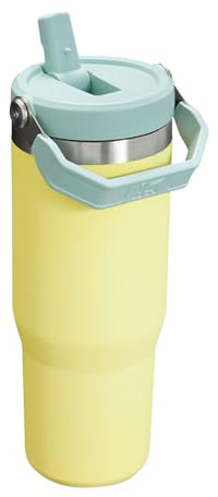 Thumbnail for Stanley IceFlow Flip Straw Tumbler with Handle 30 oz | Twist On Lid and Flip Up Straw | Leak Resistant Water Bottle | Insulated Stainless Steel |BPA-Free | Pomelo