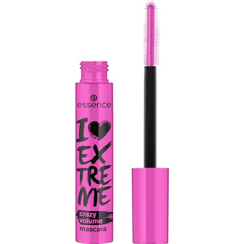 essence | I Love Extreme Crazy Volume Mascara (Pack of 1) | Intense & Dramatic Volume & Length in One Swipe | Vegan & Cruelty Free