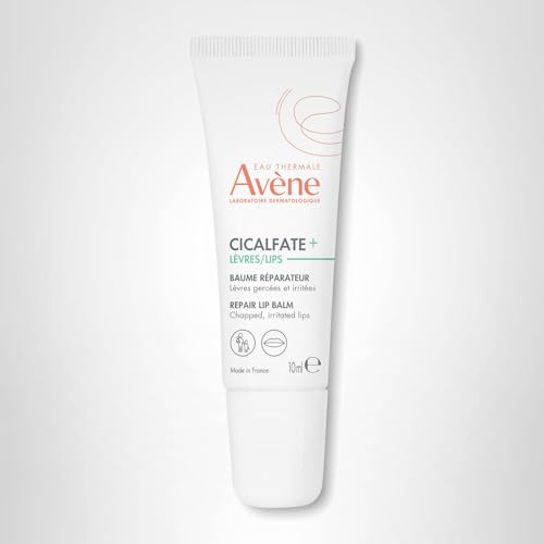 Avène Cicalfate Restorative Lip Cream, Long Lasting Moisture to Soothe Dry, Cracked Lips, promotes healthy lip barrier, water resistant, safe for infants, children and adults 0.3 Oz