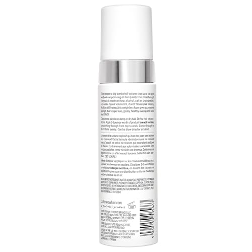 COLOR WOW Xtra Large Bombshell Volumizer, 6.5 fl oz â€“ New Alcohol-Free Technology for Lasting Volume and Thickness