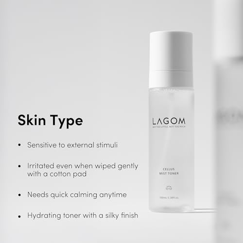 Image 7 of LAGOM Cellus Mist Toner, Face Moisturizer, Skin Barrier Strengthening Hydration Spray, pH Protection, Alcohol-Free, Zero-Irritation for Sensitive Skin 3.38 Fl Oz
