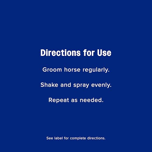 Farnam Endure Sweat-Resistant Fly Spray for Horses, Lasts Up to 14 Days, Protects Against Flies, Gnats, Mosquitoes, Ticks & Lice, 32 oz.