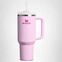 Thumbnail for STANLEY Quencher H2.0 Tumbler with Handle and Straw 40 oz | Flowstate 3-Position Lid | Cup Holder Compatible for Travel | Insulated Stainless Steel Cup | BPA-Free | Cherry Blossom