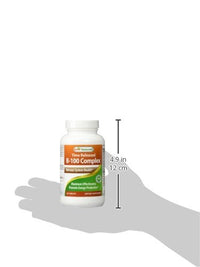 Thumbnail for Best Naturals B-100 Complex for adults, 120 Tablets