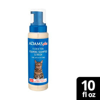 Thumbnail for ADAMS Plus Flea & Tick Foaming Shampoo & Wash for Cats & Kittens, Flea Shampoo to Treat Flea Infestations, Kills Ticks, Fleas, Flea Eggs & Lice, Cleans and Conditions Coat, 10 Ounces