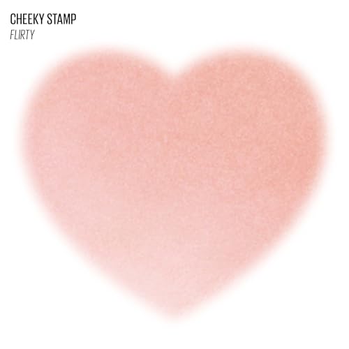 KAJA Blusher - Cheeky Stamp 06 Flirty | Kbeauty, Cute Makeup, Buildable & Blendable Shade with Heart-shaped Applicator, Sunkissed Finish, Travel size, Hygienic, Portable, Korean Makeup, 0.17 Oz