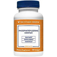 Thumbnail for Phosphatidylserine Complex 500mg Softgel – Supports Healthy Brain Cognitive Function, Promotes Memory, Focus Brain Activity – 500mg of SharpPS™,Branded Ingredient (90 Softgels) by The Vitamin Shoppe