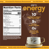 Thumbnail for Image 2 of Perk Energy Drink Mix (Chai Latte) 10 Stick Packs